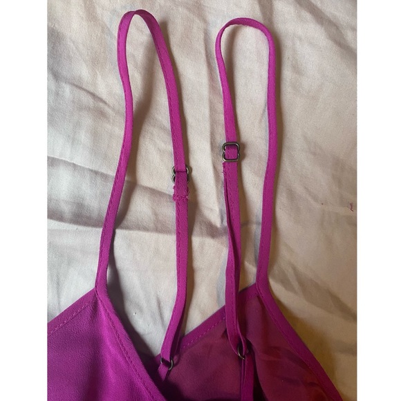 Madewell Pink Silk Cami Dress Size 4 - Picture 7 of 8